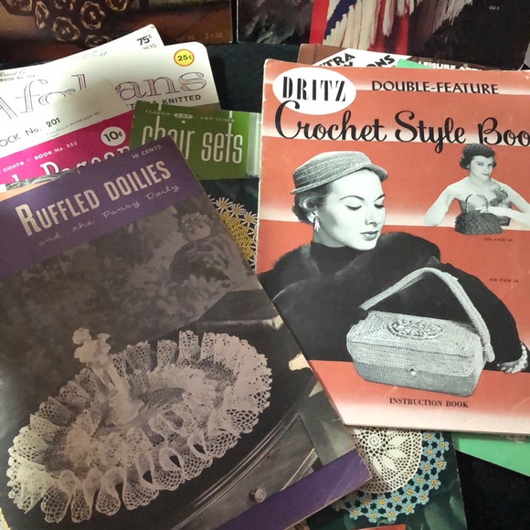 Crochet and Knitting book patterns